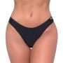 Damski sportowy dół od bikini Black - GymBeam M