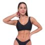 Damska sportowa góra od bikini Black - GymBeam S