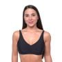 Damska sportowa góra od bikini Black - GymBeam S