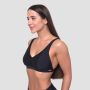 Damska sportowa góra od bikini Black - GymBeam S