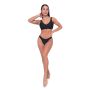 Damska sportowa góra od bikini Black - GymBeam S