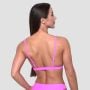 Damska sportowa góra od bikini Pink - GymBeam S