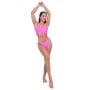 Damska sportowa góra od bikini Pink - GymBeam S