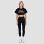 Damska koszulka Thrive Cropped Black - GymBeam L