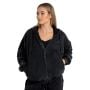 Bluza damska z kapturem Zip Washed Black - STRIX M