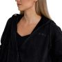 Bluza damska z kapturem Zip Washed Black - STRIX M