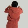 Bluza damska z kapturem Zip Washed Terra - STRIX S