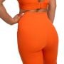 Damskie legginsy z wysokim stanem Limitless Orange - GymBeam S