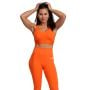 Damskie legginsy z wysokim stanem Limitless Orange - GymBeam S
