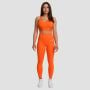 Damskie legginsy z wysokim stanem Limitless Orange - GymBeam S