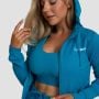 Damska bluza z kapturem Zip Up Limitless Aquamarine - GymBeam M