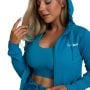 Damska bluza z kapturem Zip Up Limitless Aquamarine - GymBeam M