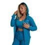 Damska bluza z kapturem Zip Up Limitless Aquamarine - GymBeam M