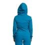 Damska bluza z kapturem Zip Up Limitless Aquamarine - GymBeam M