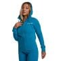Damska bluza z kapturem Zip Up Limitless Aquamarine - GymBeam M