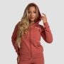 Damska bluza z kapturem Zip Up Limitless Cinnamon - GymBeam XXL