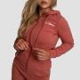 Damska bluza z kapturem Zip Up Limitless Cinnamon - GymBeam XXL