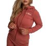 Damska bluza z kapturem Zip Up Limitless Cinnamon - GymBeam XXL