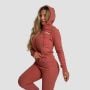 Damska bluza z kapturem Zip Up Limitless Cinnamon - GymBeam XXL