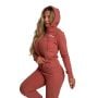 Damska bluza z kapturem Zip Up Limitless Cinnamon - GymBeam XXL