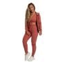 Damska bluza z kapturem Zip Up Limitless Cinnamon - GymBeam XXL
