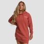 Damska bluza z kapturem Limitless Longline Cinnamon - GymBeam M