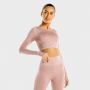 Bezszwowy crop top Marl Rose Gold - SQUATWOLF L