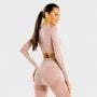 Bezszwowy crop top Marl Rose Gold - SQUATWOLF L