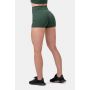 Damskie szorty Classic Hero High Waist Green - NEBBIA XS