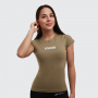 Koszulka damska FIT Olive - GymBeam S