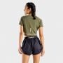 Damska koszulka Crop Top Flux Khaki - SQUATWOLF XS