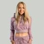 Krótka bluza damska z kapturem Essential Mauve - STRIX M