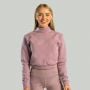 Sweter damski z wysokim kołnierzem Essential Mauve - STRIX S