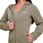 Damska kurtka do biegania Pulse Vetiver - GymBeam XXL