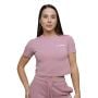 Damska koszulka Agile Cropped Woodrose - GymBeam XS