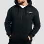 Bluza z kapturem Zone Zip Up Black - GymBeam L