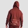 Bluza z kapturem Zone Zip Up Cherrywood - GymBeam XL