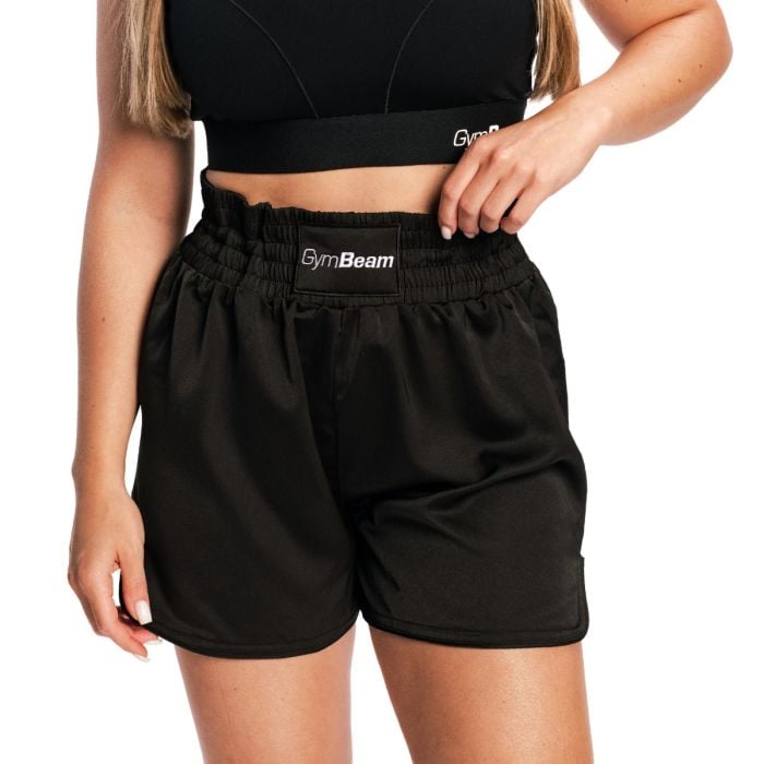 Damskie spodenki Boxing Combat Black - GymBeam XL