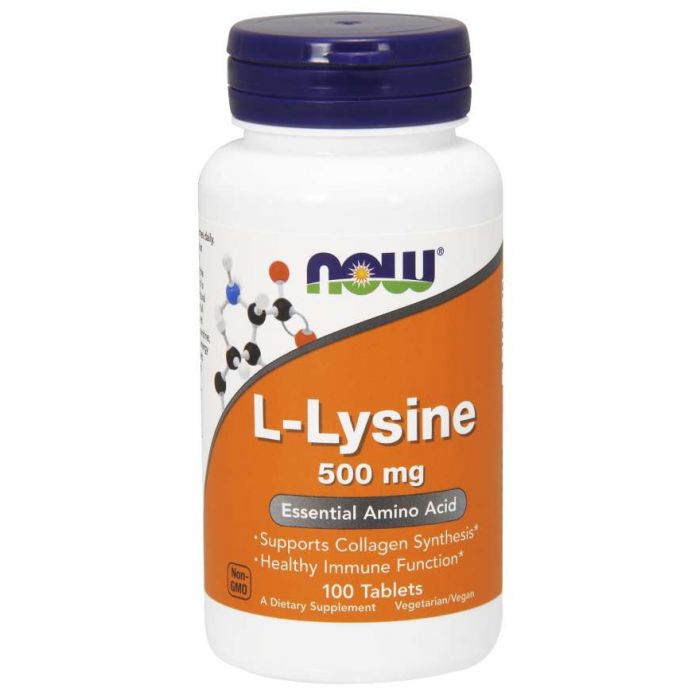 L-Lysine 500 mg Tabs. - NOW Foods