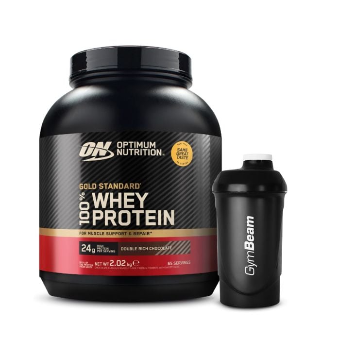 100% Whey Gold Standard - Optimum Nutrition 450 g - podwójna czekolada