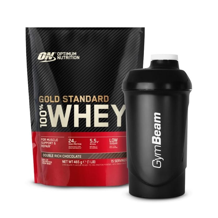 100% Whey Gold Standard - Optimum Nutrition 450 g - podwójna czekolada