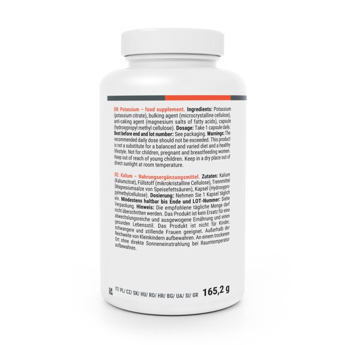 Potas – GymBeam 90 kaps