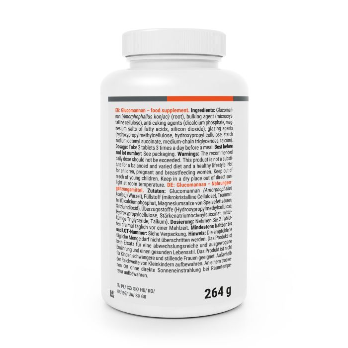 Glukomannan (Konjac) - GymBeam 120 tab