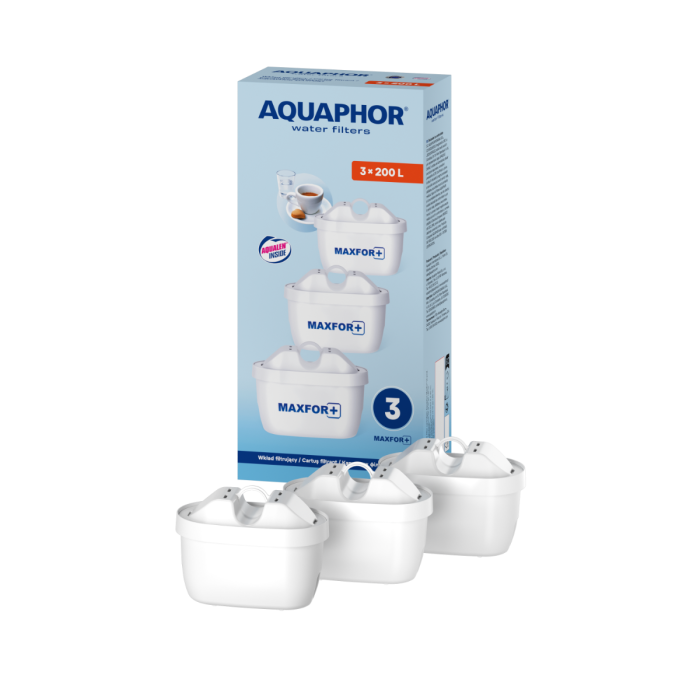Zestaw wymiennych wkładów filtrujących MAXFOR+ (3 szt.) — Aquaphor single_variant