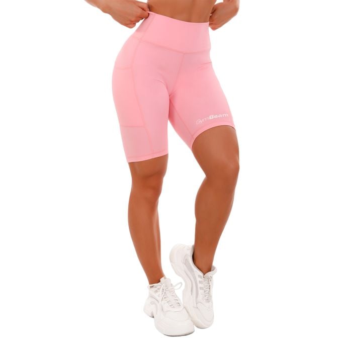 Spodenki damskie Biker Pink - GymBeam S