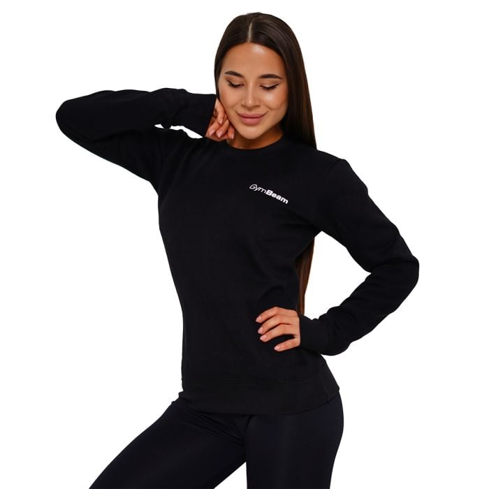 Damska bluza Basic Black - GymBeam M