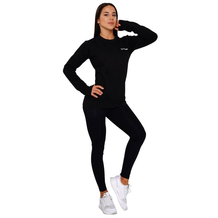 Damska bluza Basic Black - GymBeam M