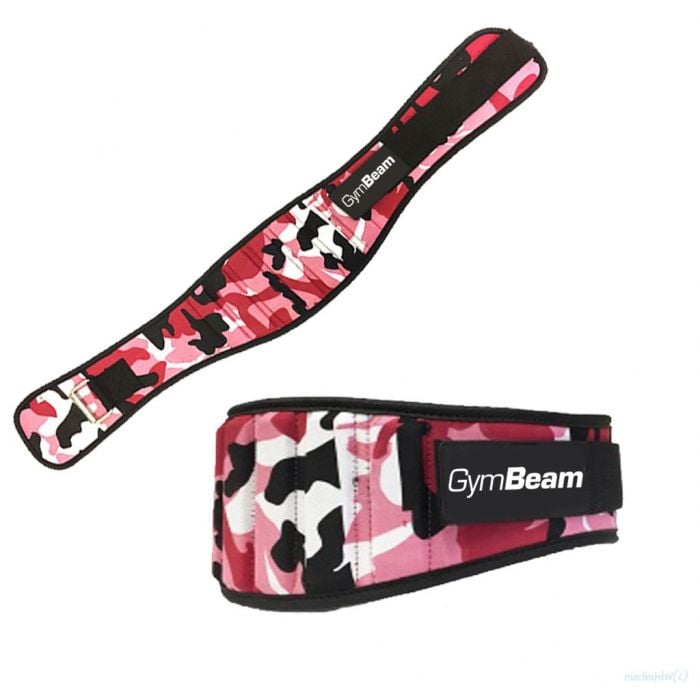 Damski pas do fitnessu Pink Camo - GymBeam