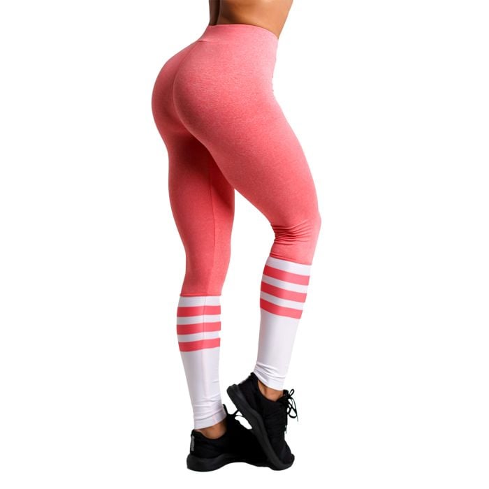 Damskie Legginsy String Pink - GymBeam M