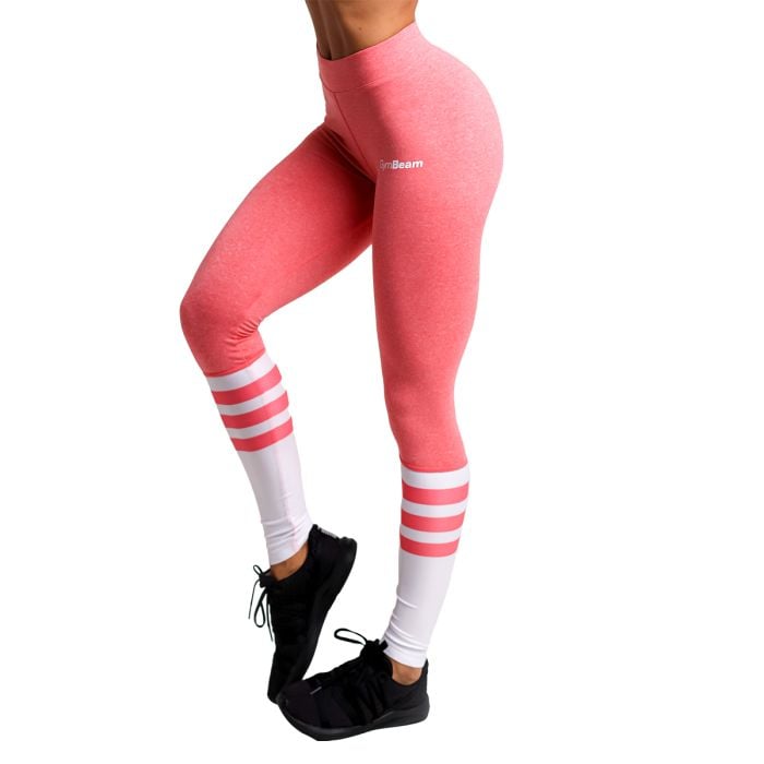 Damskie Legginsy String Pink - GymBeam M